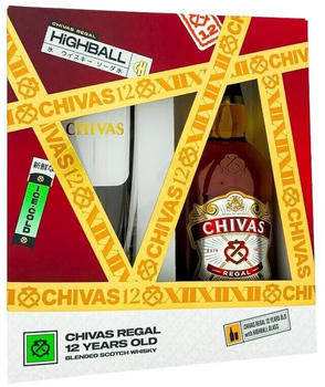 Chivas Regal 12 Years 0,7l 40% + Box Highball Glas