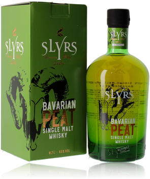 Slyrs Bavarian Peat Single Malt Whisky 0,7l 43%