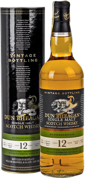 Bunnahabhain 12 Jahre Dun Bheagan Single Malt Whisky 0,7l 48%