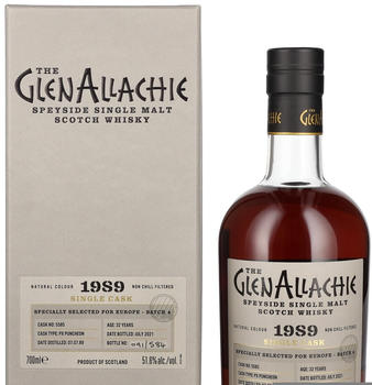 GlenAllachie 32 Years Old Single Cask PX Puncheon 0,7l 51,6%