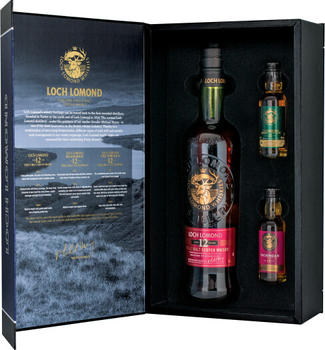 Loch Lomond 12 Years Single Malt Scotch Whisky 0,7l 46% + 2x 0,05l Mini