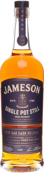 Jameson Single Pot Still Irish Whiskey 0,7l 46%