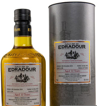 Edradour 10 Jahre Bourbon Cask 0,7l 59,1%