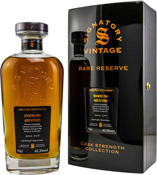 Signatory Vintage 55 Jahre Ben Nevis Rare Reserve Cask Strength 1966 0,7l 45,3%