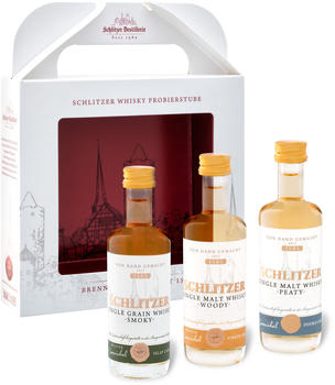 Schlitzer Destillerie Schlitzer Whisky Probierstube Speziallagerungen 3x0,05l