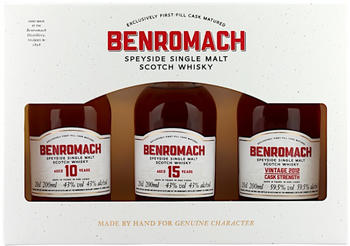 Benromach Tasting Set 3x0,2l