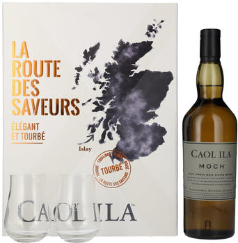 Caol Ila Moch La Route Des Saveurs Set 0,7l 43% mit 2 Gläsern