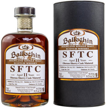 Edradour Ballechin 11 Jahre 2011/2022 SFTC Highland Single Malt Scotch Whisky 0,5l 59,2%