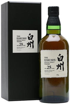 Suntory Hakushu Whisky 25 Jahre 0,7l 43%