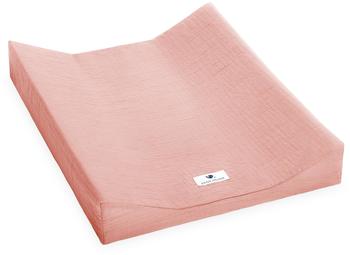 Julius Zöllner Wickelauflagenbezug Musselin 50x65cm dusty rose