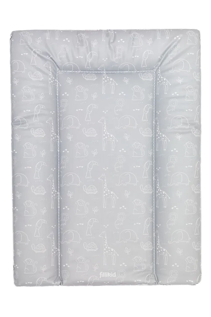 Fillikid Wickelauflage Softy Exklusiv Safari grau