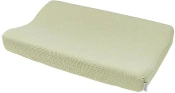 Meyco Baby Meyco Wickelunterlagenbezug Uni Soft Olive 50x70 cm