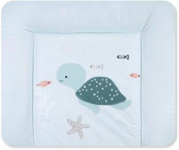 Julius Zöllner Wickelauflage Softy 75x85 cm blau / Sealife