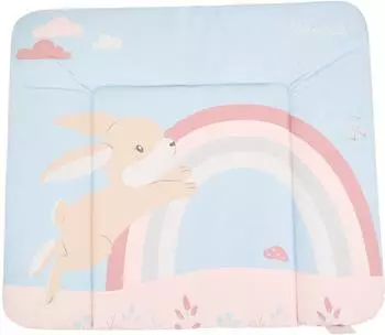 Sterntaler Wickelauflage Hase Hanni 85x72cm, graublau (1042532)