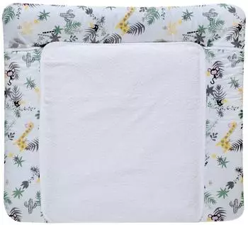 Schardt Wickelauflage Jungle 80x75cm mit Frotteebezug