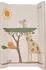 Sterntaler Keilwickelauflage Safari 50x70cm, Giraffe & Löwe, beige (1042570)