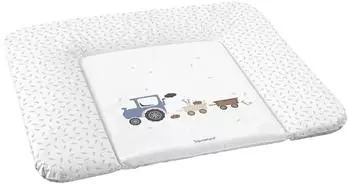 Tr&auml;umeland Wickelauflage Little Farm blau 75x85cm