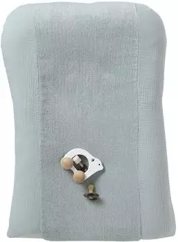 Vertbaudet Wickelauflagenbezug Musselin/Frottee, aquamarin