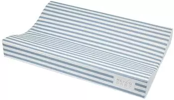 Meyco Baby Keilwickelauflage Stripe Jeans Blue 50x70cm (294.253.78.01)