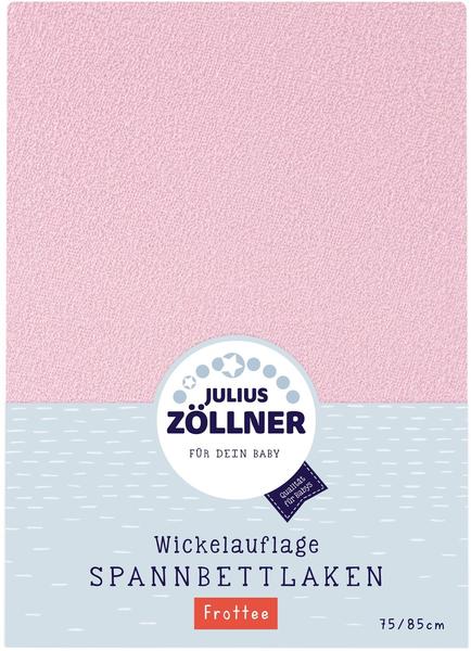 Julius Zöllner Spannbetttuch für Wickelauflagen 75x88cm rosa
