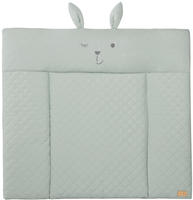 roba Wickelauflage "Style, Soft, frosty green" mit aufgesticktem Gesicht