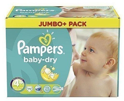 Pampers Baby Dry Gr. 4+ (9-20 kg) 76 St.