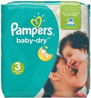 Pampers Windeln Gr&ouml;&szlig;e 3 (6-10kg) Baby-Dry, Midi, MONATSBOX 198 St