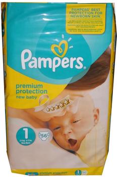 Pampers Premium Protection New Baby Gr.1 (2-5 kg) 56St.