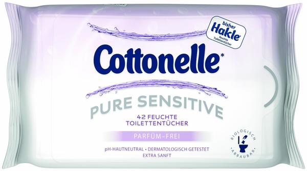 Cottonelle Feuchte Toilettentücher Pure Sensitive 6 x 42 Stück