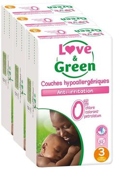 Love & Green Hypoallergenic nappies size 3 (4-9 kg)