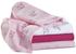 Bornino Mullwindeln weiß/rosa/pink 80 x 80 cm 4 Stück
