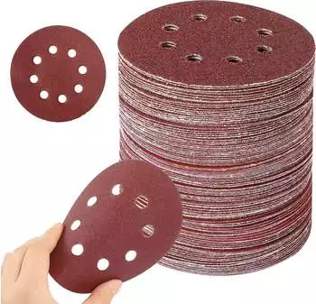S & R Schleifpapier-Set 125 mm 60 Stk.