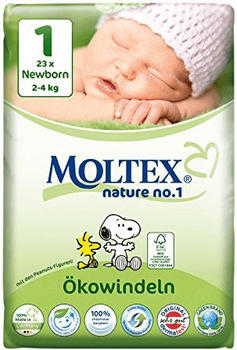Moltex Nature No. 1 Newborn Peanuts (Größe 1) 23 St.
