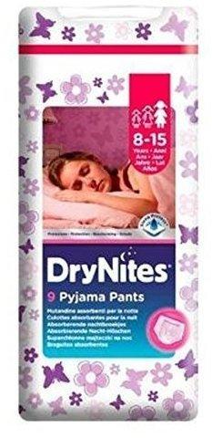 Huggies Drynites Pyjama Bettnässen Hosenmädchen 8-15 Jahre - 9 Hosen - Packung mit 2