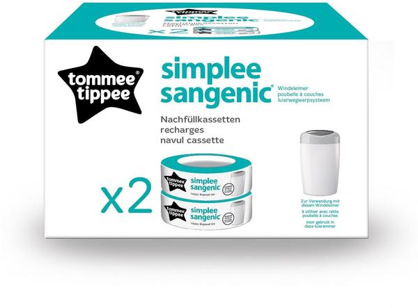 Tommee Tippee Simplee Sangenic Nachfüllkassette 2er