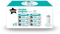 Tommee Tippee Simplee Ersatzkassette 6 St., Grundpreis: &euro; 5.767,- / l