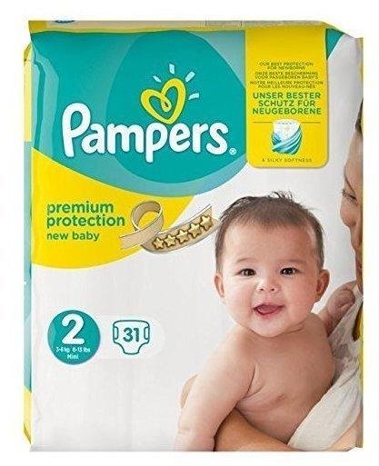 Pampers Premium Protection New Baby Gr. 2 (3-6 kg) 31 St.