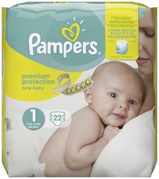 Pampers Premium Protection New Baby Gr. 1 (2-5 kg) 22 St.