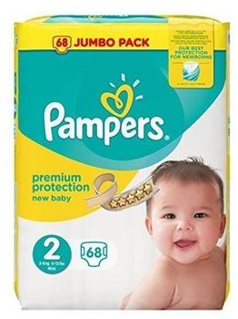 Pampers Premium Protection New Baby Gr. 2 (3-6 kg) 68 St.