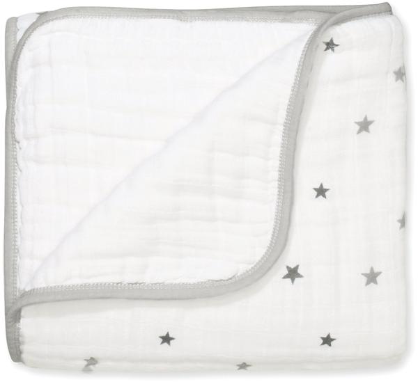 aden + anais aden + anais 6038G Classic Dream Blanket Twinkle Small Star, white
