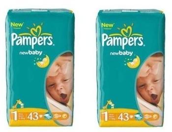 Pampers New Baby 2-5 kg 2 x 43 Stück