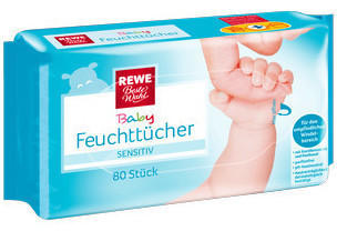 Rewe Beste Wahl Baby Feuchte Waschlappen Sensitiv