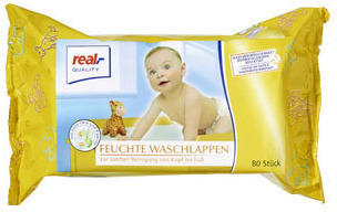 Real Quality Feuchte Waschlappen