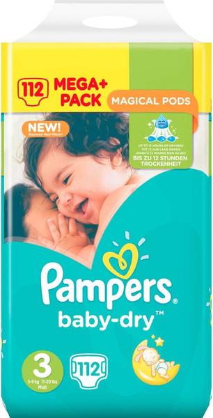 Pampers Baby Dry Gr. 3 (5-9 Kg) 112 St.