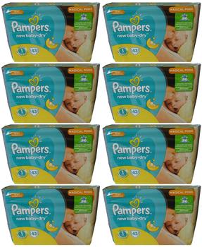 Pampers New Baby-Dry 2-5 kg 43 Stück