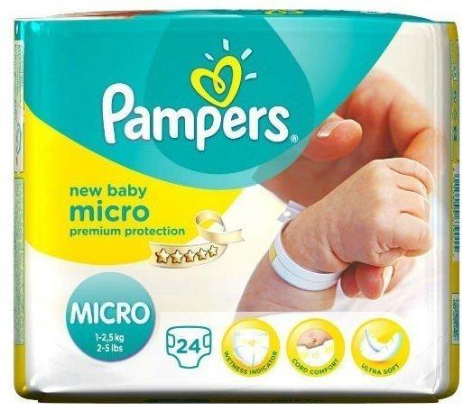 Pampers New Baby 1-2,5 kg 2 x 24 Stück