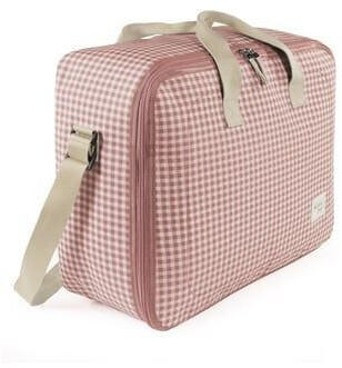 Walking Mum Suitcase I Love Vichy pink