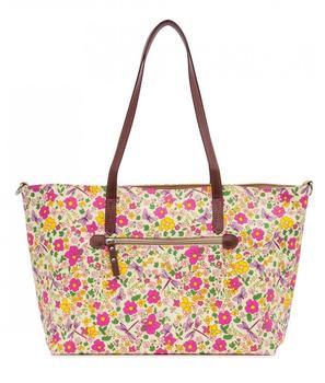 Pink Lining Notting Hill Tote Cottage Garden