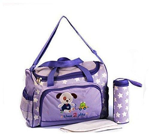 Baby Kingdom Wickeltasche XXL lila 3tlg.