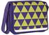 Lässig Casual Messenger Bag Triangle dark purple